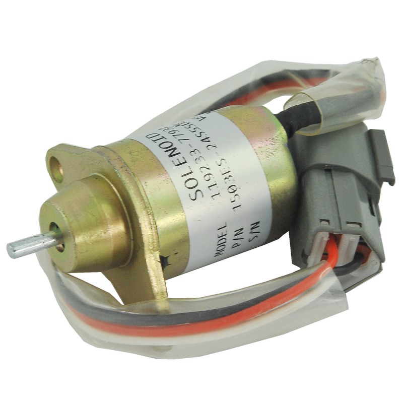 cievky - Cievka hasiaceho prístroja / 24V / Yanmar 3TNV / 3TNE88 / 4TNV / Selenoid / 1503ES-24S5SCU12S / 119233-77932