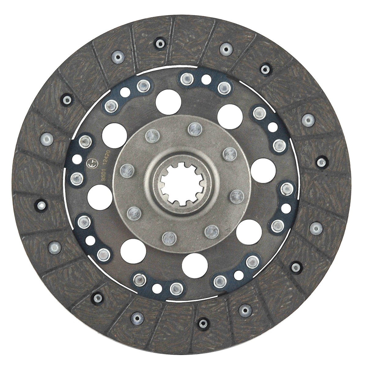 Clutch disc 10T / 200 mm / Kubota B2410 / 7 7/8'' / Kubota A/B/Bulltra/GB/F / Mitsubishi MT / 6-05-100-12