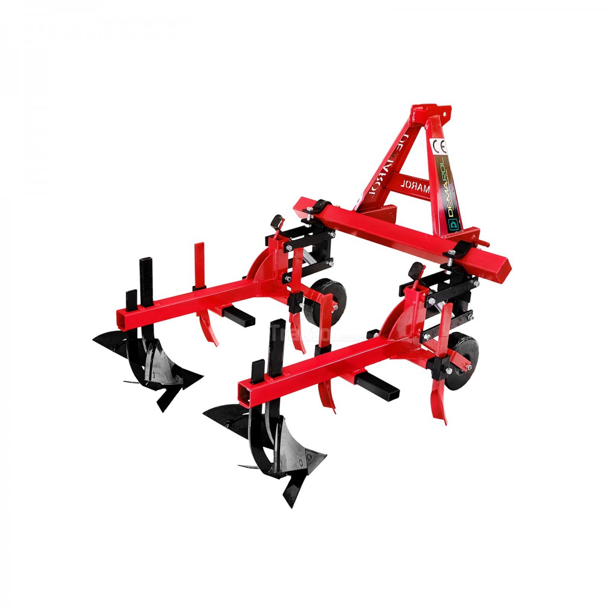 jazdci - 2-sekčný jednoradový kultivátor-brúska 100 cm Demarol