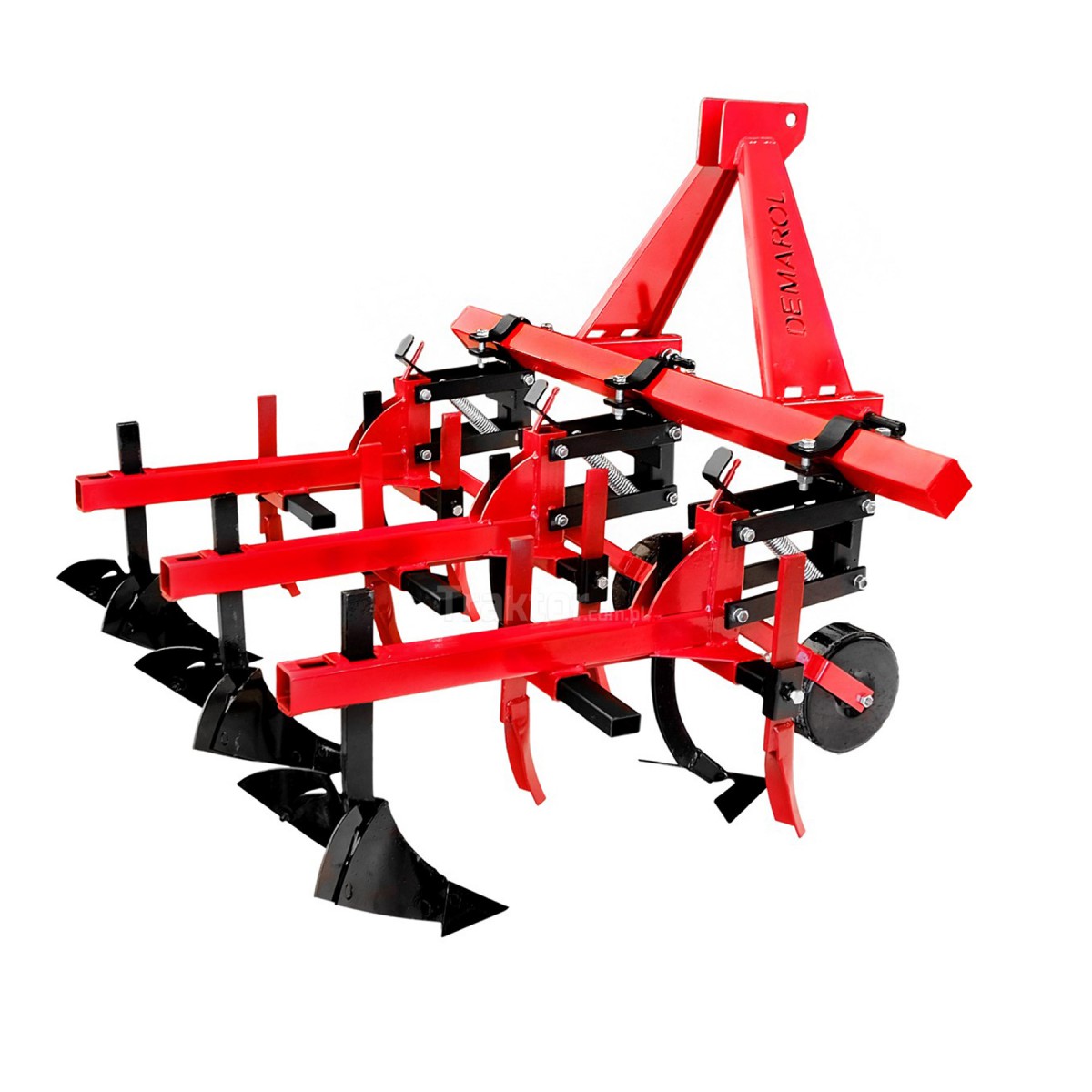 Demarol 3-section double-row hoe-rider