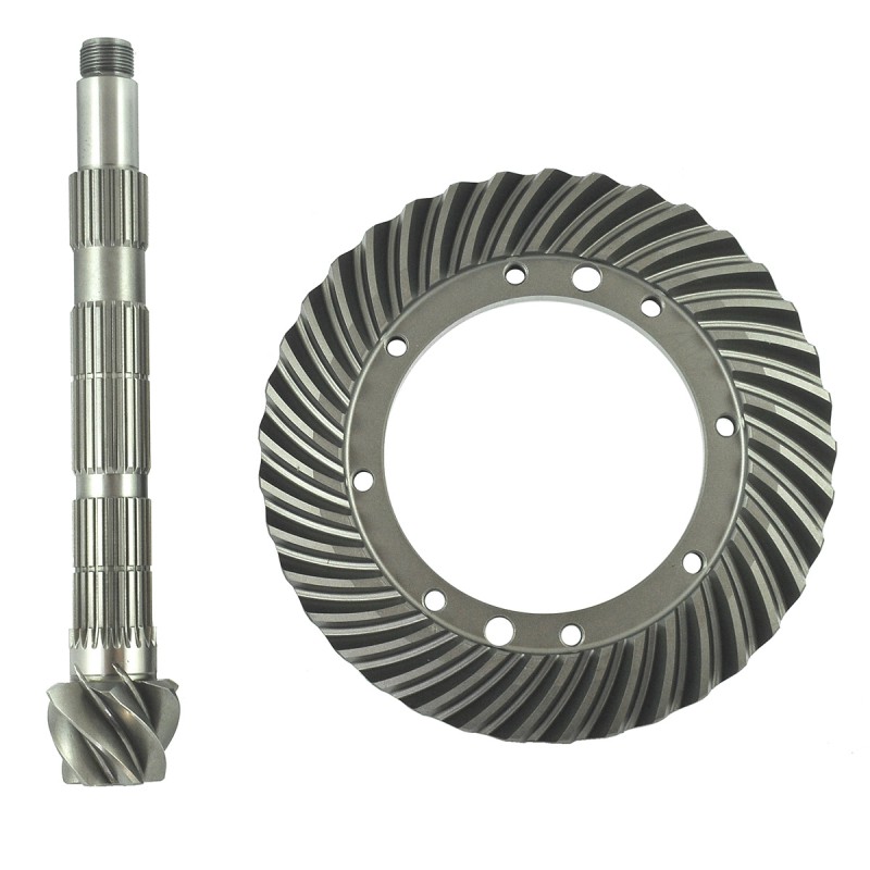 parts for kubota - Crown wheel 37T + drive shaft 6T/24T / Kubota L4508 / 5-19-104-10