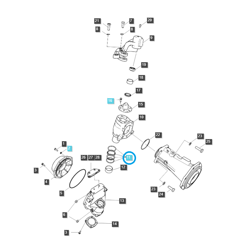  tmely - Těsnění kloubu přední nápravy / TRG400 / Ls Tractor 40007918