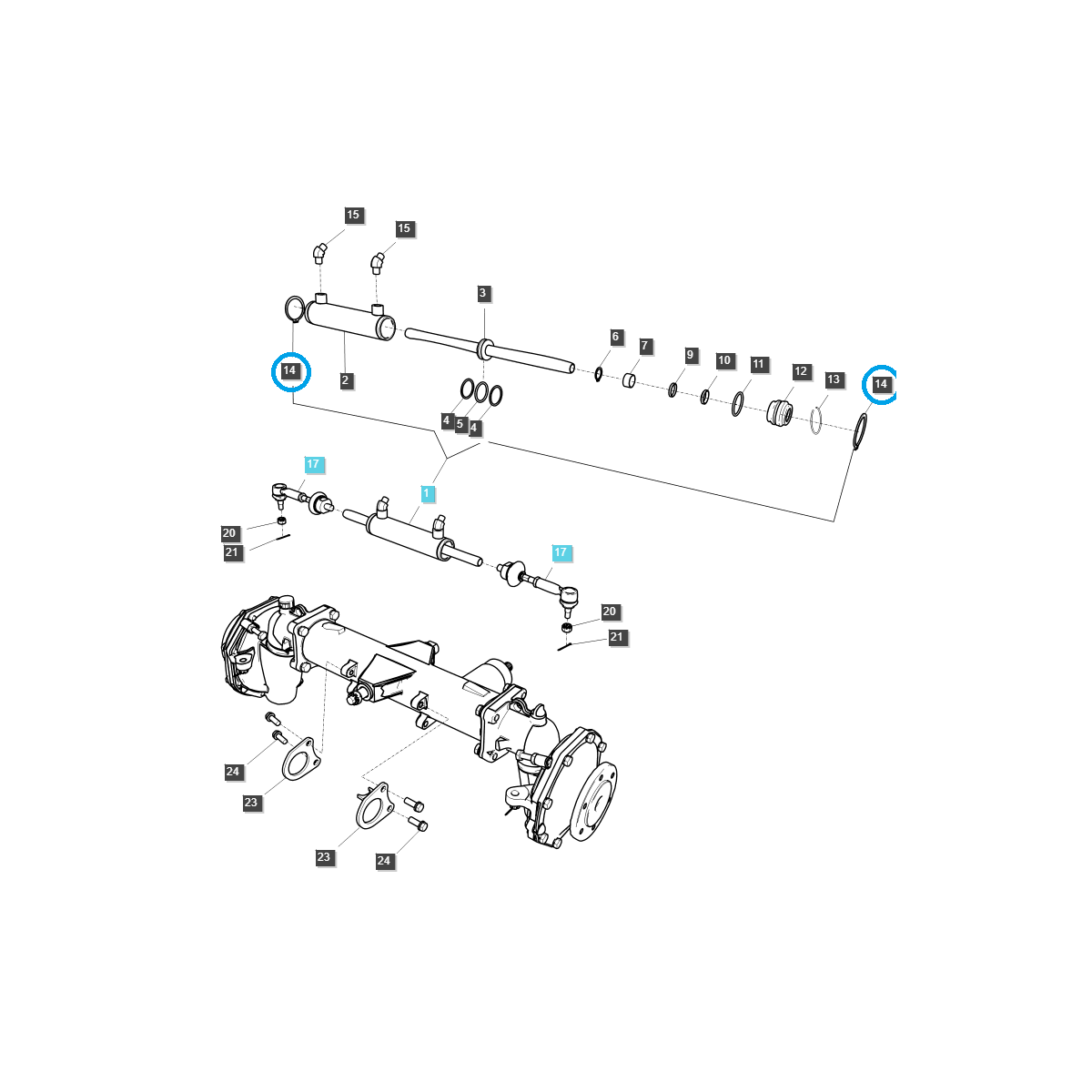 Pierścień segera / S810050001 / LS Tractor 40029280