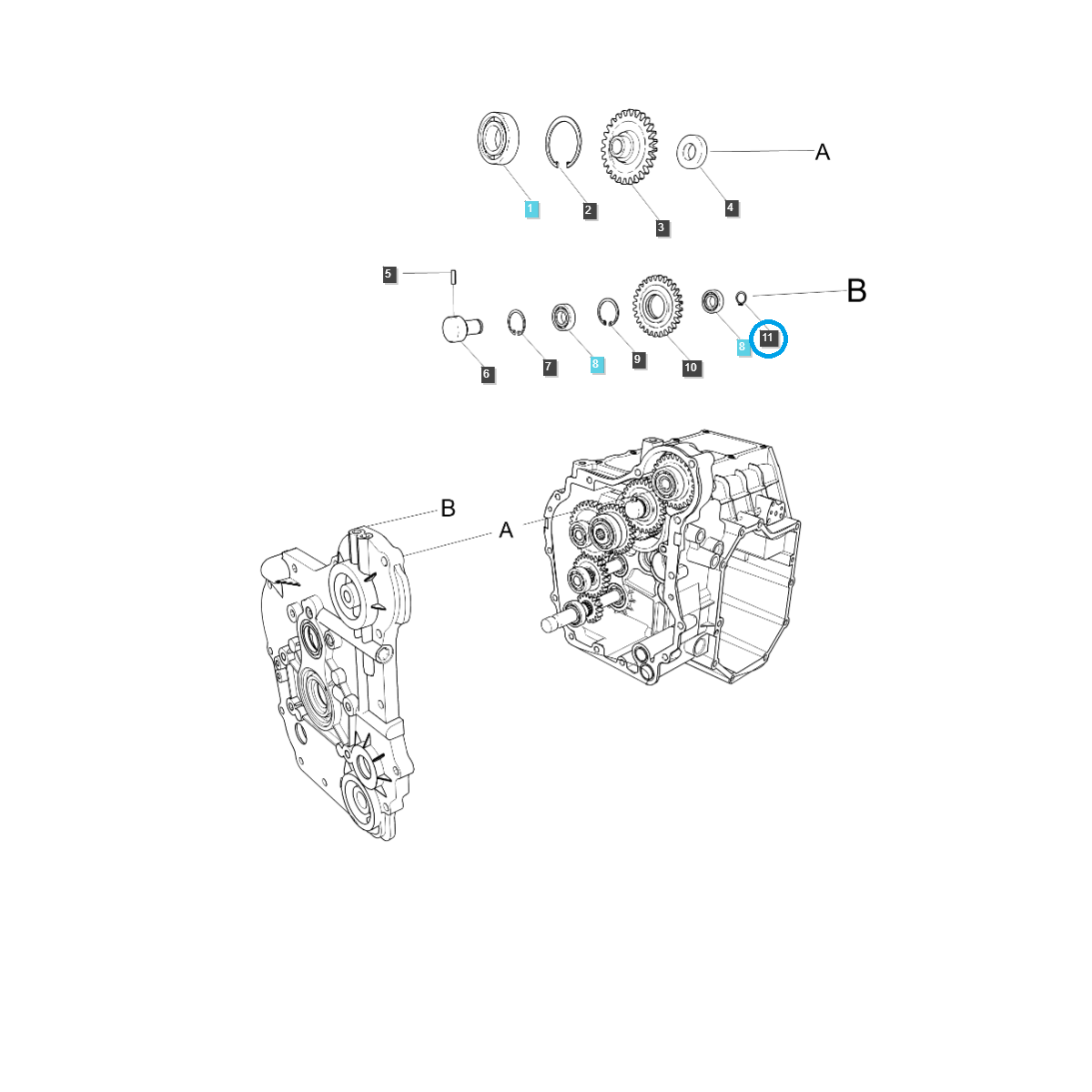 Anillo Seger / S810017001 / Ls Tractor 40198538