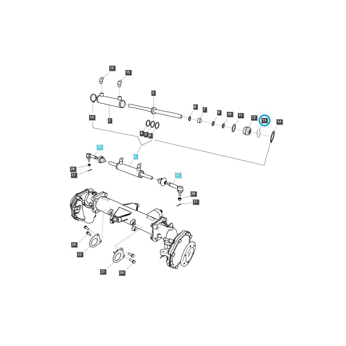 Anneau ressort / TRG630 / Ls Tracteur 40249472