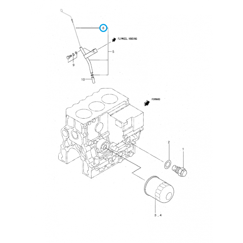 autres moteur - Jauge de niveau d'huile / LS XJ25 / EGQ140 / 40448364 / 40217232/ 40225020