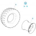 Cost of delivery: Rueda para césped 12x12(4PR) / G490 / Ls Tractor / 40449850 / 40390129 / 40339477