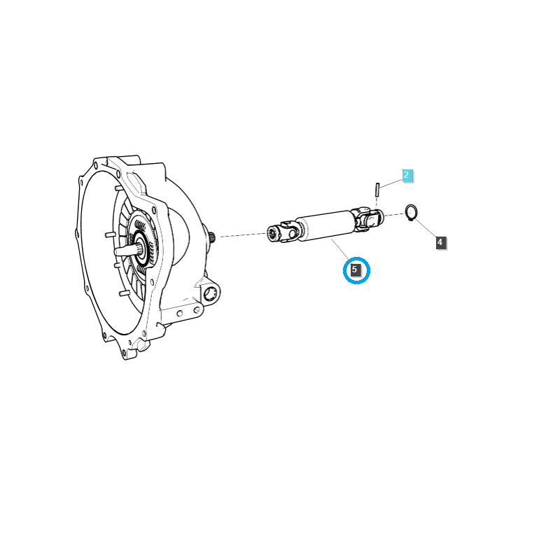 articulaciones - Articulación del árbol de transmisión / TRG281 / Ls Tractor 40314827