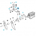 Cost of delivery: Thermostatgehäusedichtung / EGQ135 / Ls Traktor 40006911