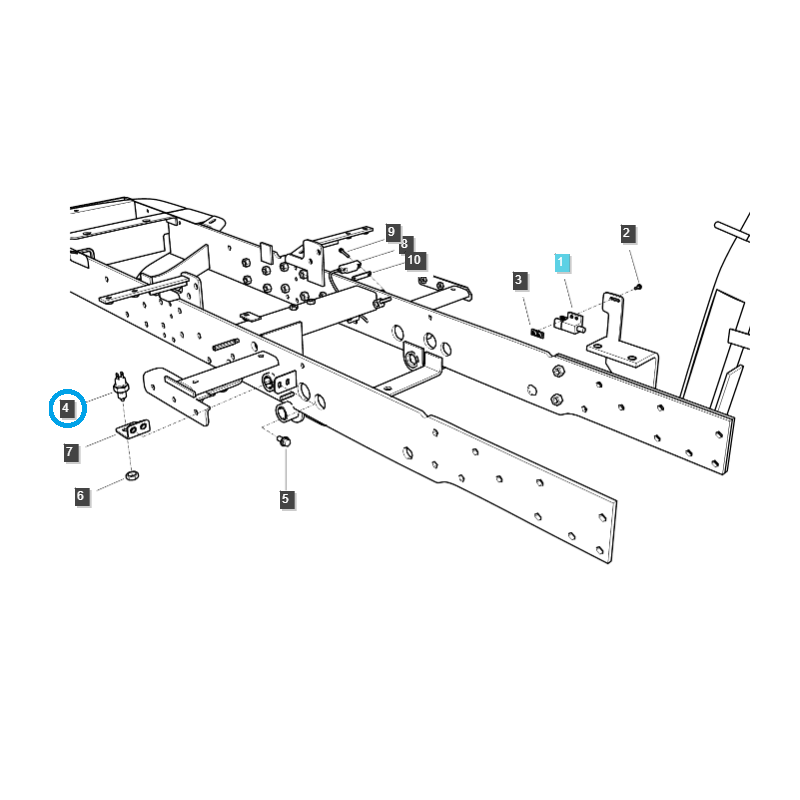 sensoren - Kupplungspedal-Positionssensor / TRG750 / LS-Traktor / Nr. 40007114