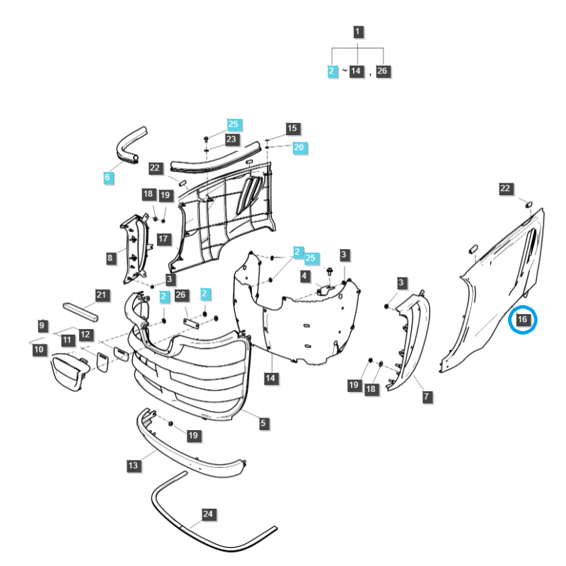 partes de carrocería - Maniquí / cubierta del motor izquierda / TRG830 / LS Tractor / no 40202877