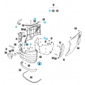 Cost of delivery: Factice, calandre centrale / TRG830 / Ls Tractor 40205485