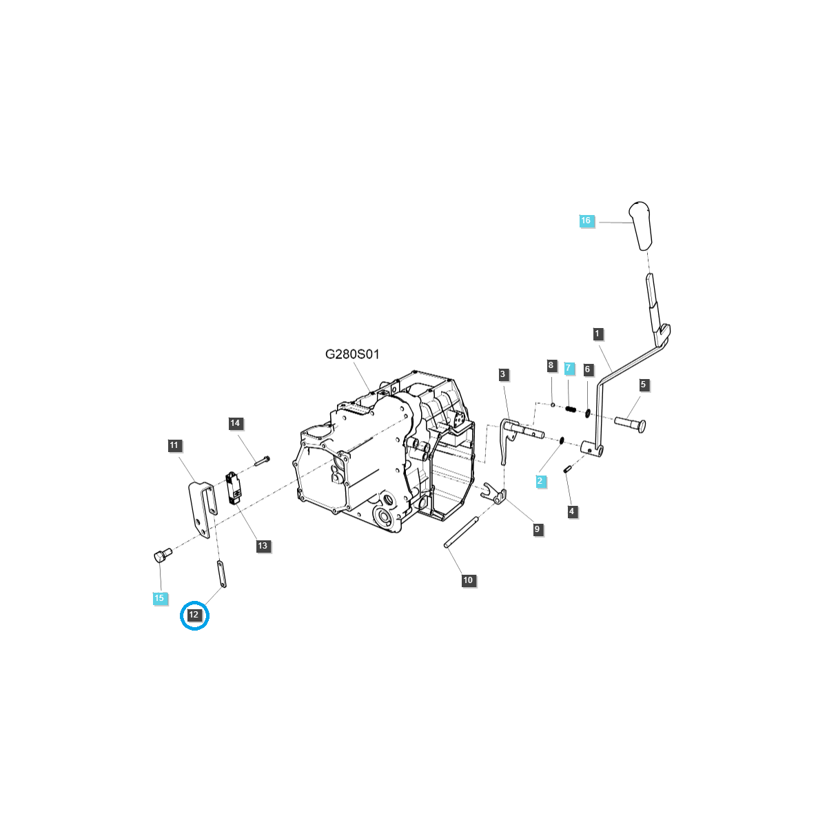 Näherungssensorplatte / LS XJ25 / TRG670 / Ls Traktor 40268748