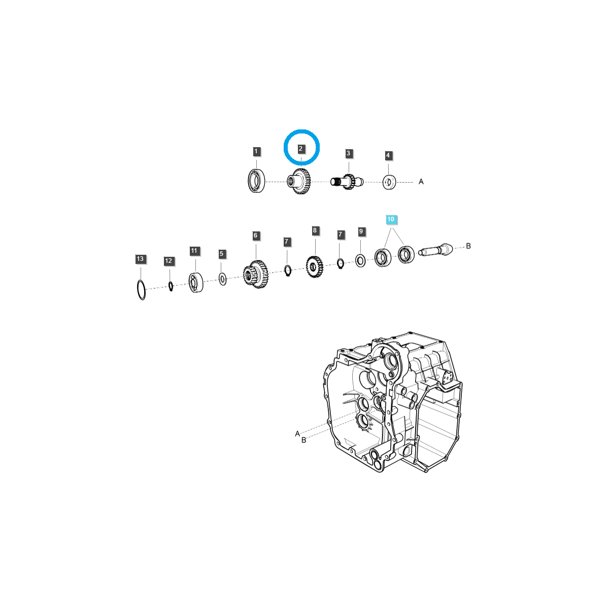 Ozubené koleso (DRV) 30T / TRG285 / Ls Traktor 40348238