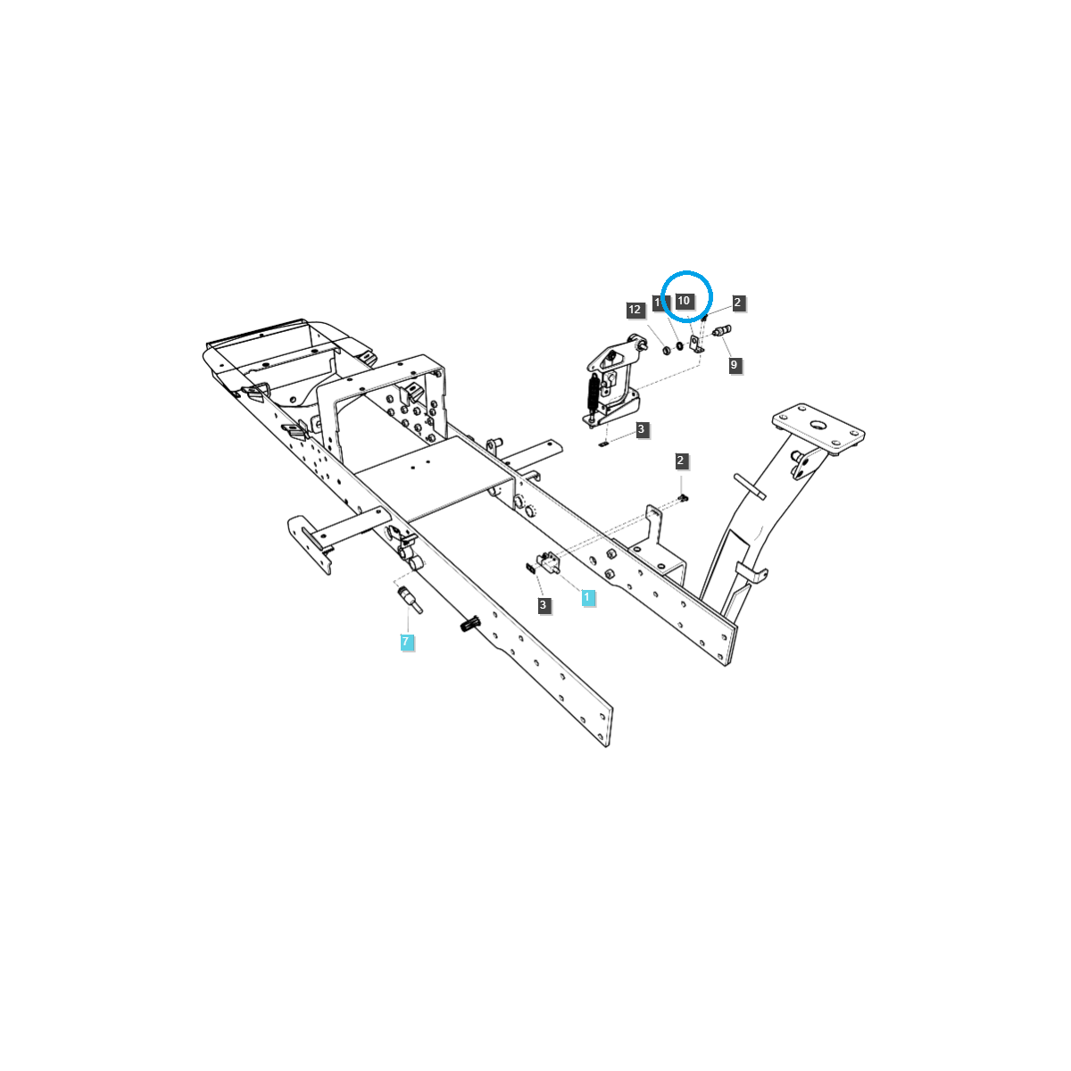 Bracket, Neutral Sensor Bracket / TRG750 / Ls Tractor 40387371