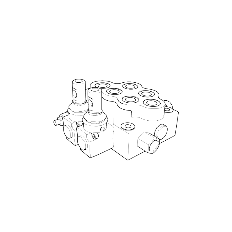 distributeurs hydrauliques - Distributeur hydraulique / TRG827 / Tracteur LS / n° 40007594