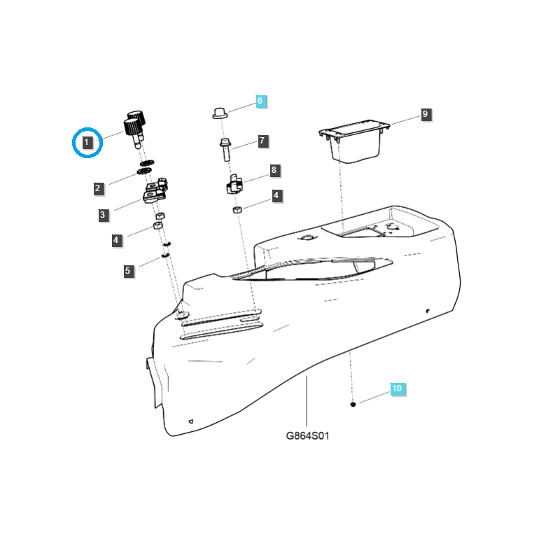 atrapy - Blok dvojcestného spoja / LS MT3.35 / LS MT3.40 / LS MT3.50 / LS MT3.60 / TRG825 / nr 40196688