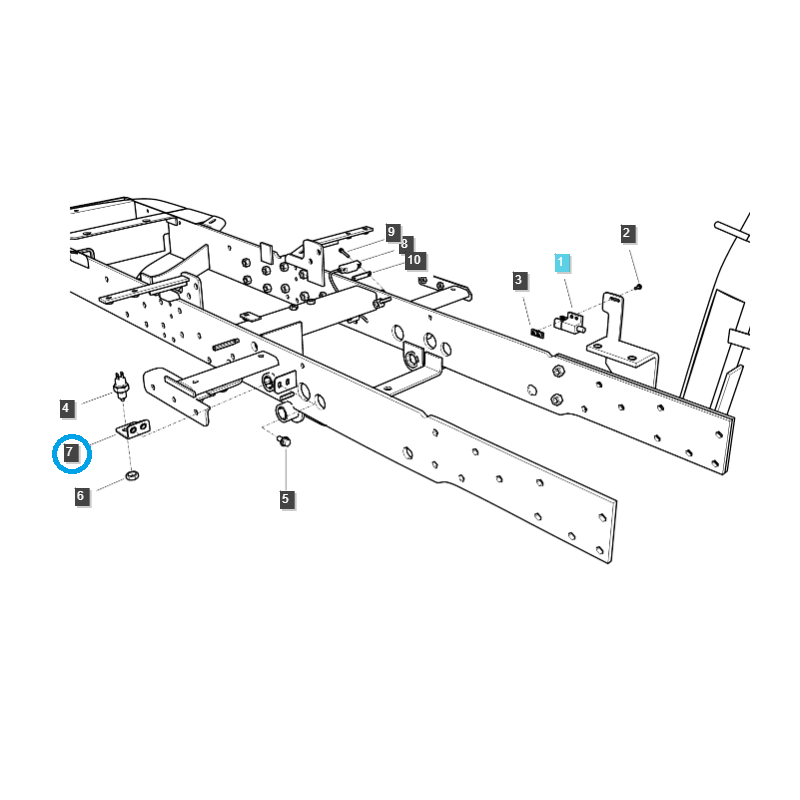 atrapy - Clutch position sensor bracket / holder / LS XJ25 / TRG750 / 40292868