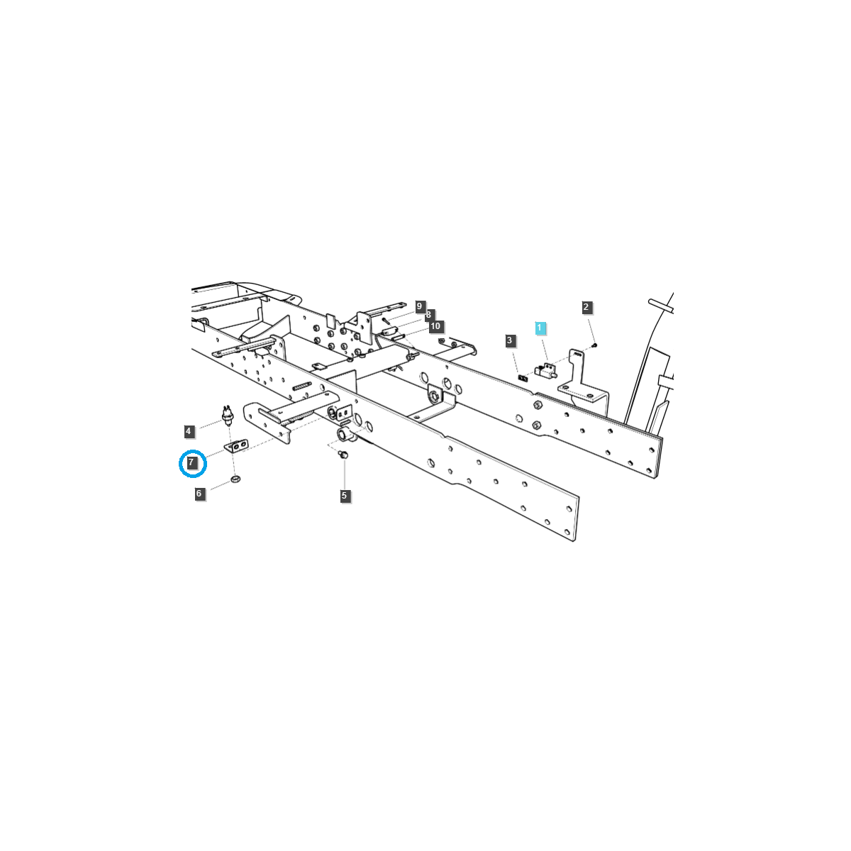 Bracket, clutch position sensor bracket / LS XJ25 / TRG750 / 40292868