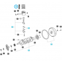 Cost of delivery: EGQ120 Ls Tractor Juego de anillos de pistón 40055313 / 20134406