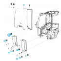 Cost of delivery: Front lower right window glass / TRG863 / Ls Tractor 40266718 / 40430145