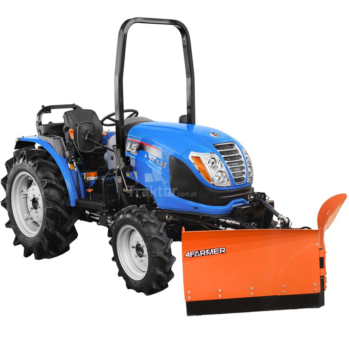 LS Tractor MT3.35 MEC 4x4 - 35 HP + arrow snow plow 200 cm, hydraulic 4FARMER