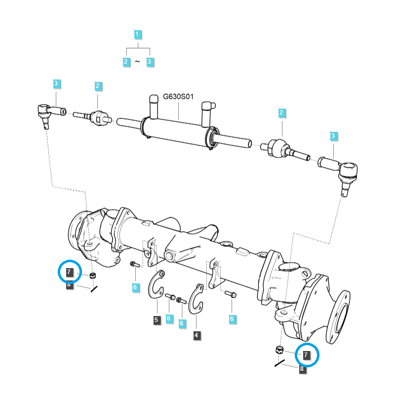 nuts - Nut M12 x 1.25 / LS XJ25 / S32612001/ 40193993
