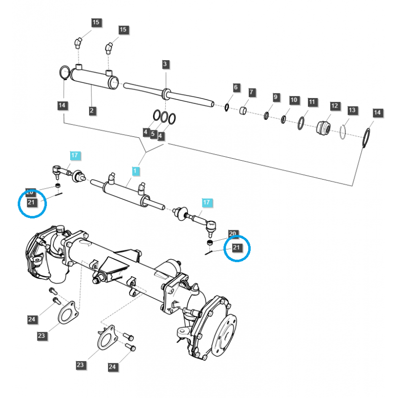 coussinets - Tracteur Zawleczka / S441253213 / LS / n° 40114536