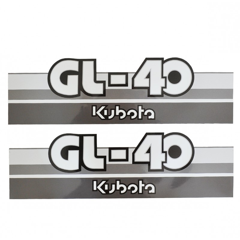 pièces pour kubota - Autocollants Kubota GL40