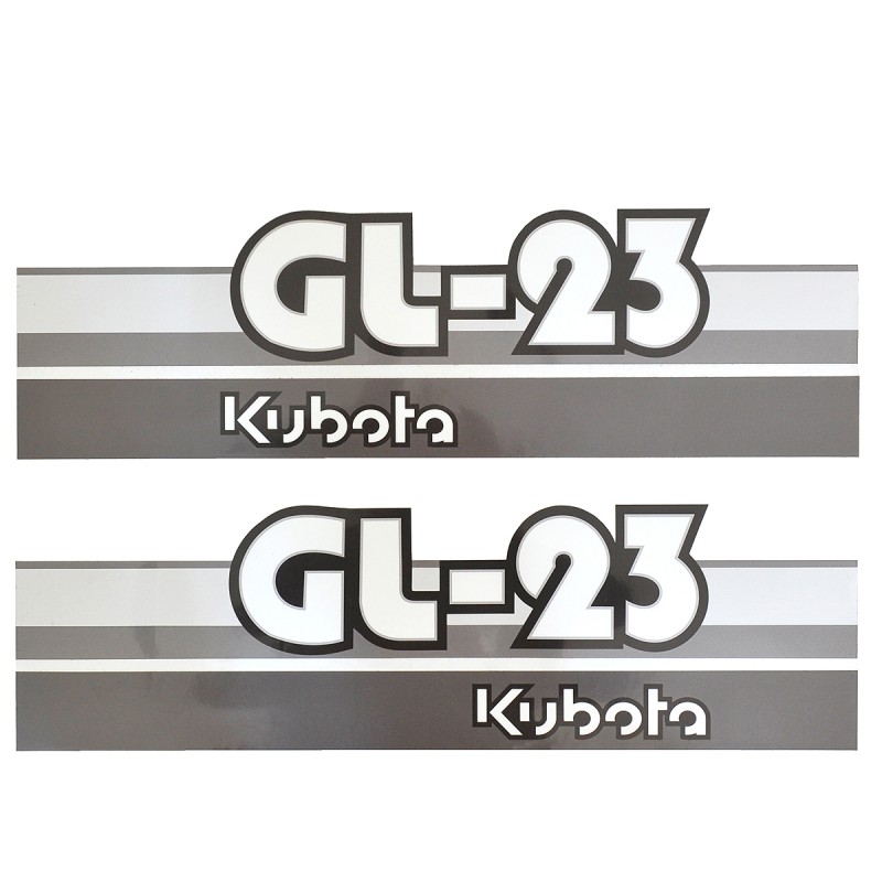 pièces pour kubota - Autocollants Kubota GL23