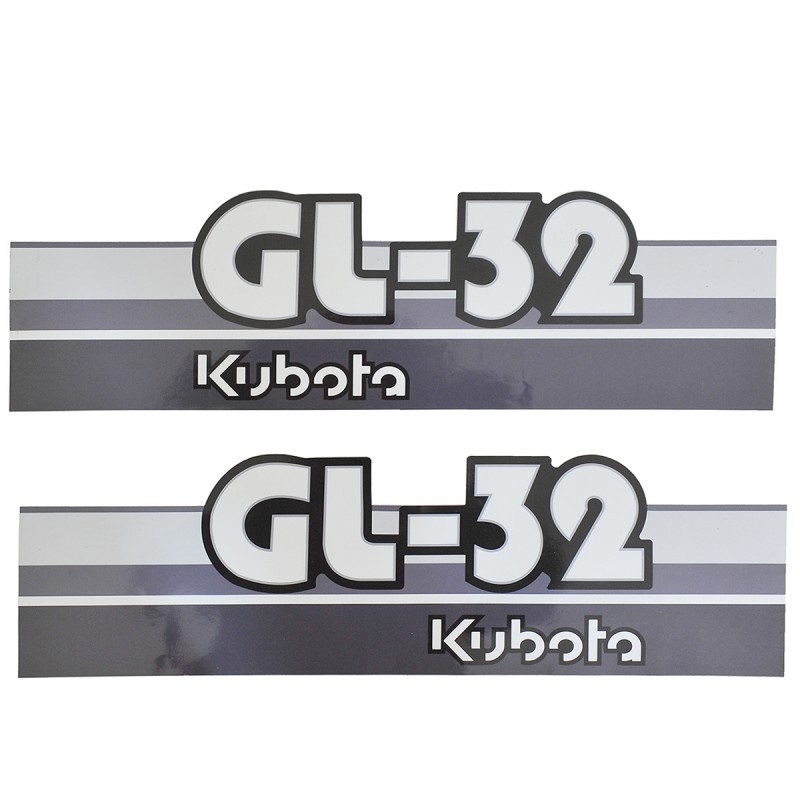 pièces pour kubota - Autocollants Kubota GL32