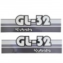 Cost of delivery: Pegatinas Kubota GL32