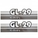 Koszt dostawy: Naklejki Kubota GL29