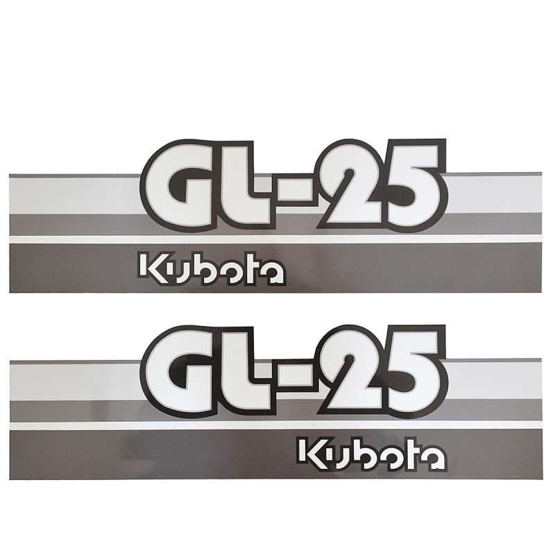pegatinas - Pegatinas Kubota GL25