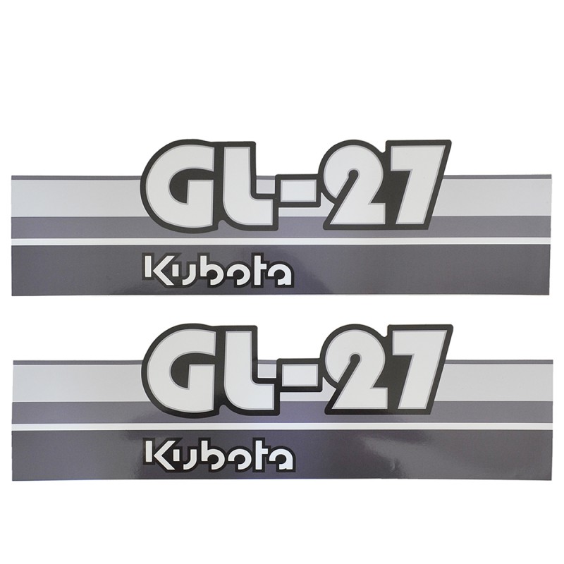 pièces pour kubota - Autocollants Kubota GL27
