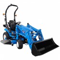 Cost of delivery: LS Tractor MT1.25 4x4 - 24.7 HP / IND + TUR LL1100 loader + LM1160 mower