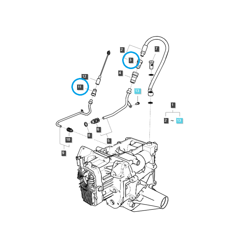 others hydraulic system - Hydraulic coupler 3/8 / TRG896 / LS Tractor / no. 40330336