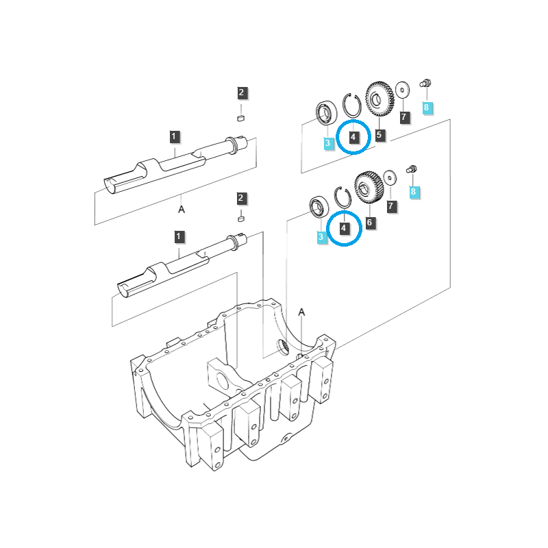 o rings - Snap ring / LS Tractor / no. 40029297
