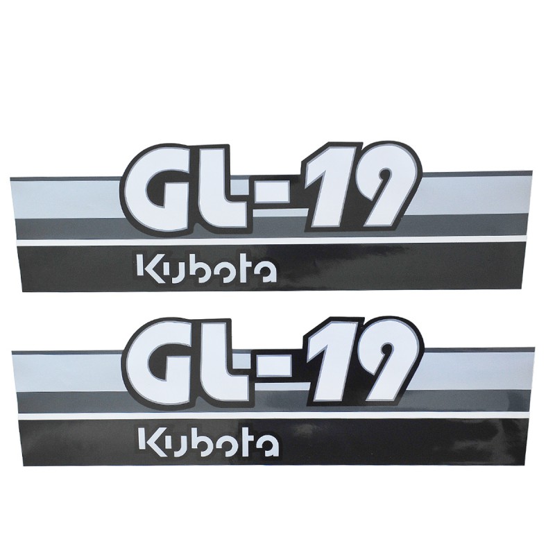 pièces pour kubota - Autocollants Kubota GL19