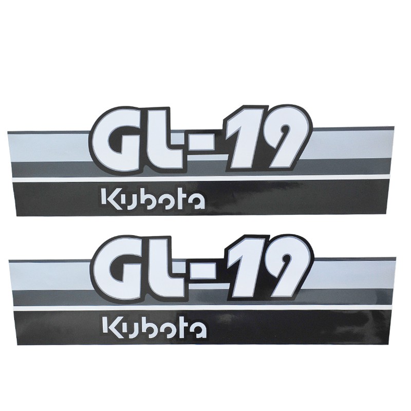 aufkleber - Kubota GL19-Aufkleber