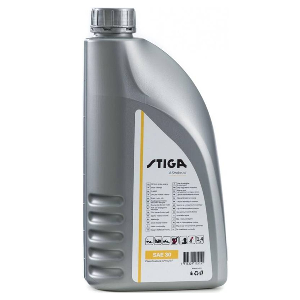 Oil for 4-stroke engines / Stiga / 1.4L / API SL / 1111-9236-01