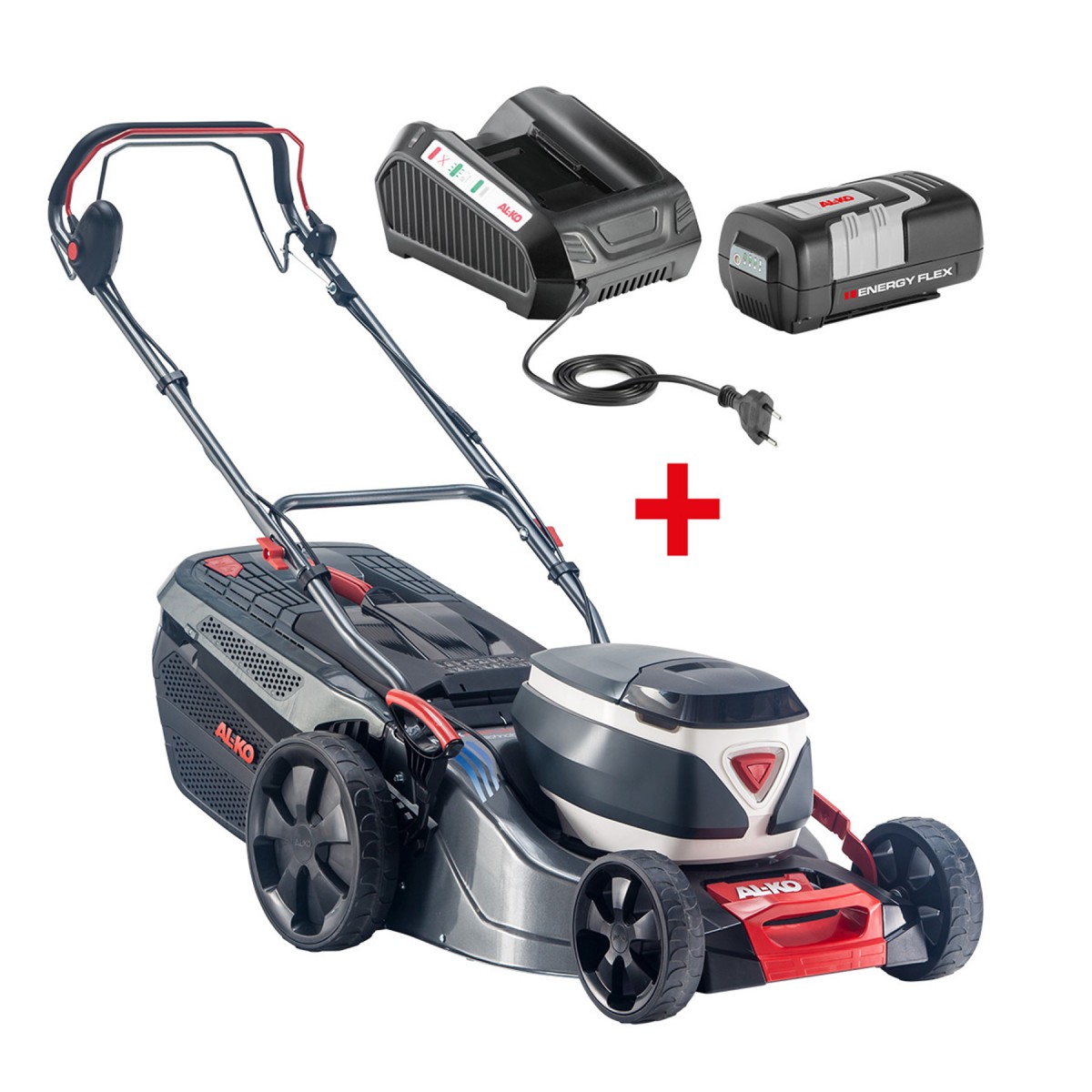 Cordless lawnmower AL-KO 46.2 Li SP Comfort Energy Flex set