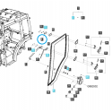 Cost of delivery: Scharnierhalterung für Kabinentür / TRG862 / Ls-Traktor 40327119