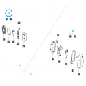 Cost of delivery: Kompletter Kabinentürgriff (rechts) / G862 / LS Traktor 40442353