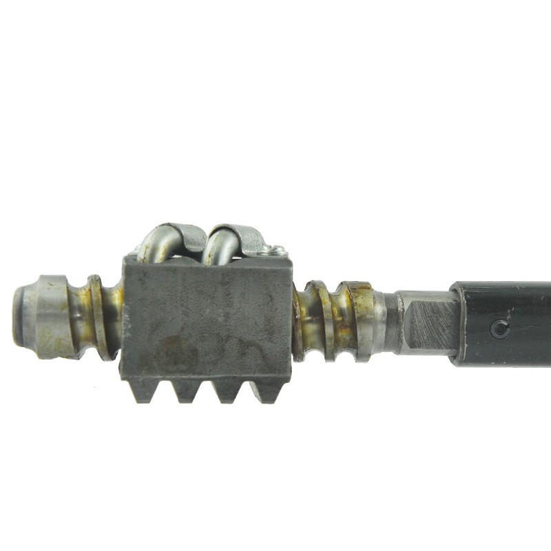 parts yanmar - Steering column shaft 18 x 598 mm / 36T / Yanmar YM1601/YM1610/YM1800/YM1802/YM1810/YM1820/YM2000/YM2000 / 194310-15500