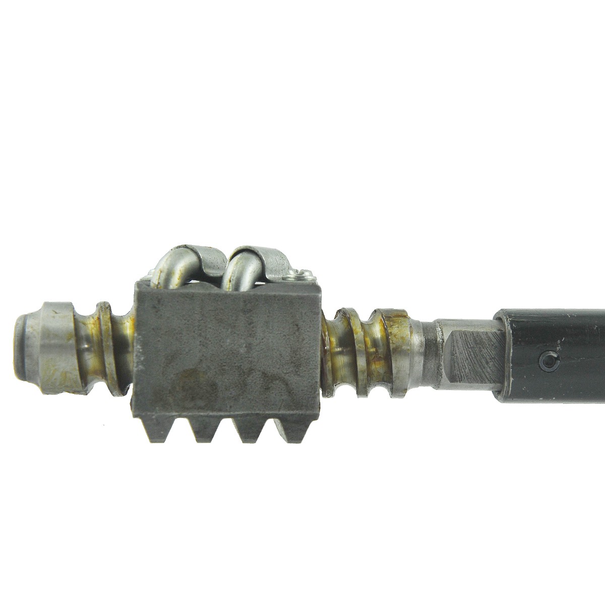 Steering Column Shaft / 18 x 598 mm / 36T / Yanmar YM1601 / YM1610 / YM1800 / YM1802 / YM1810 / YM1820 / YM2000 / YM2000