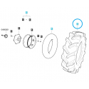 Cost of delivery: Pneu 12.4-24 / TRG490 / Tracteur Ls 40344372