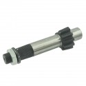 Cost of delivery: Steering gear shaft / 46T / 163 mm / Yanmar F13 / F165 / YM122 / YM126 / YM135 / YM140 / YM142 / YM146 / YM147