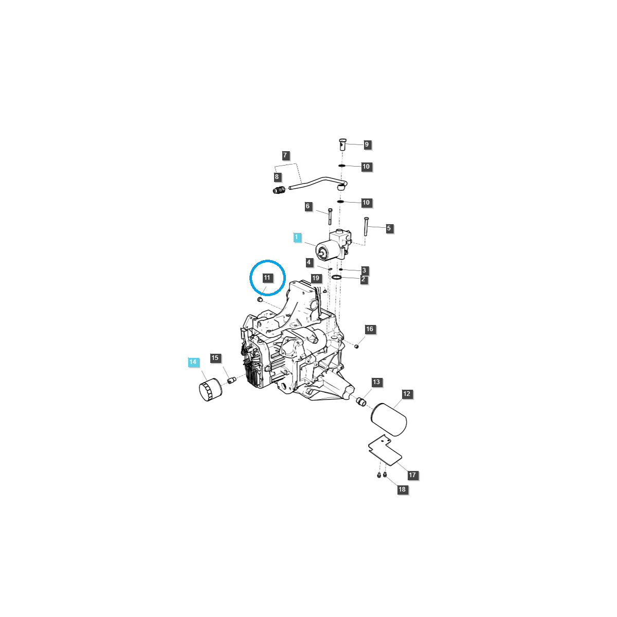 Tapón de 3/8" / TRG822 / Tractor LS / N.° 40313116