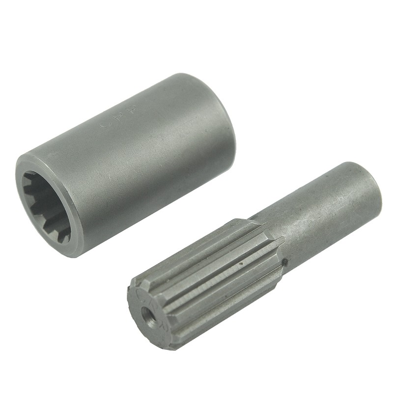 parts for iseki - Shaft 10T/Ø16 mm / shaft connector 50 mm / 4WD / Iseki TL / 9-14-105-01